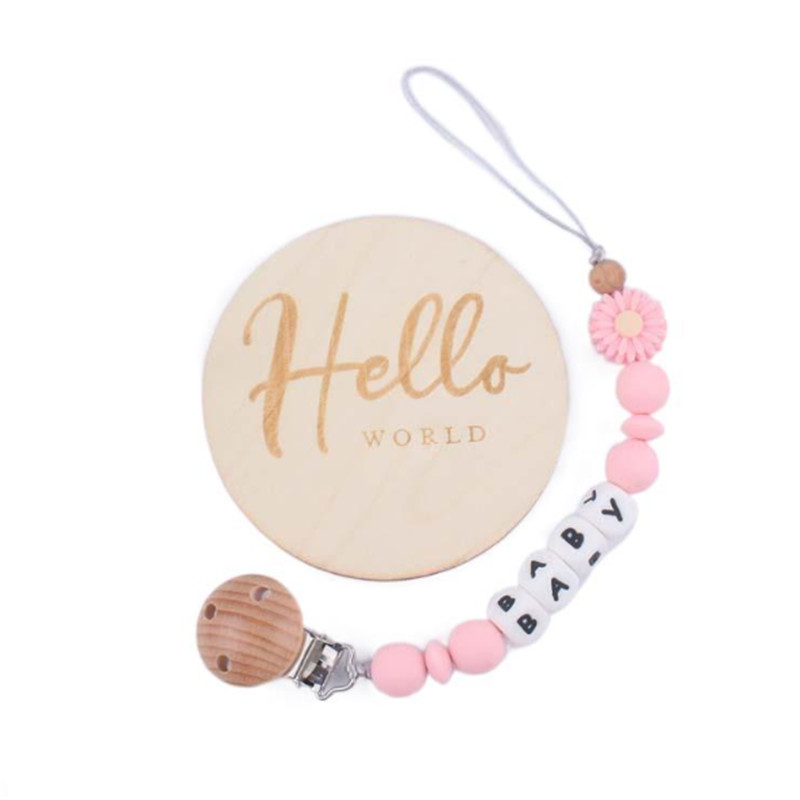 Milestone Card Set - 2 teile/satz Personalisierte Name Sonnenblume Baby