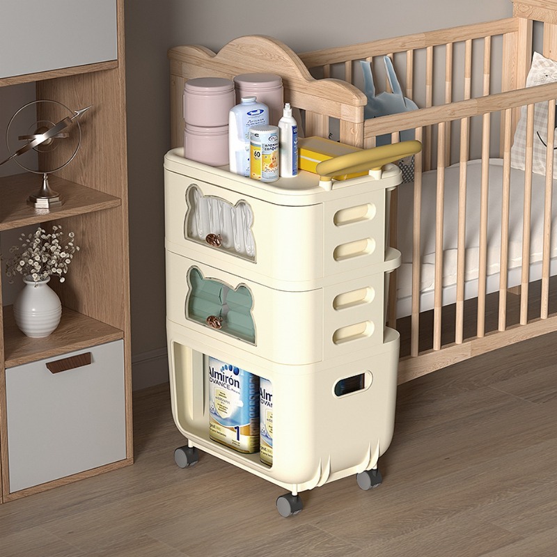 Baby Nursery Cart - Mehrzweck-Aufbewahrungsorganisator für das Wohnzimmer, Aufbewahrungsregal für
