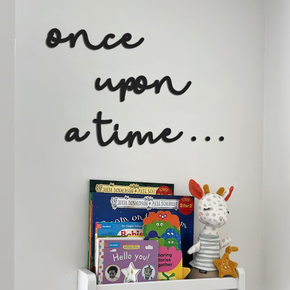 Baby Nursery Bookshelf - Einst Kinderzimmer Wand dekoration Holz Acryl