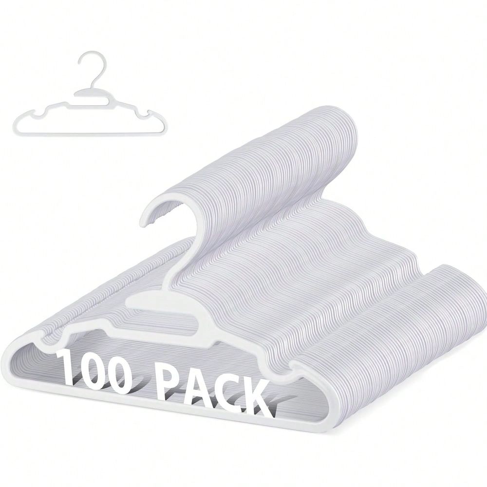 Baby Nursery Closet - 70 100er-Pack Kinderbügel aus Kunststoff für
