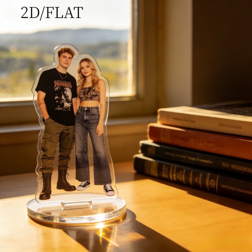 Baby Bookshelf Small - 2D Individueller Kleiner Aufsteller, Schreibtisch-Dekoration, Ästhetische
