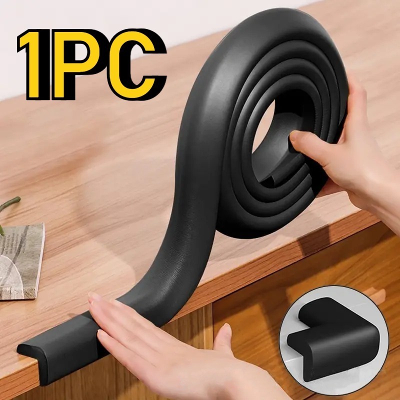 Corner Guard Foam - 1 Stück Mehrfarbiger Sicherheits-Eckenschutz Kinder-Tischkantenschutz Anti-Kollisions-Streifen