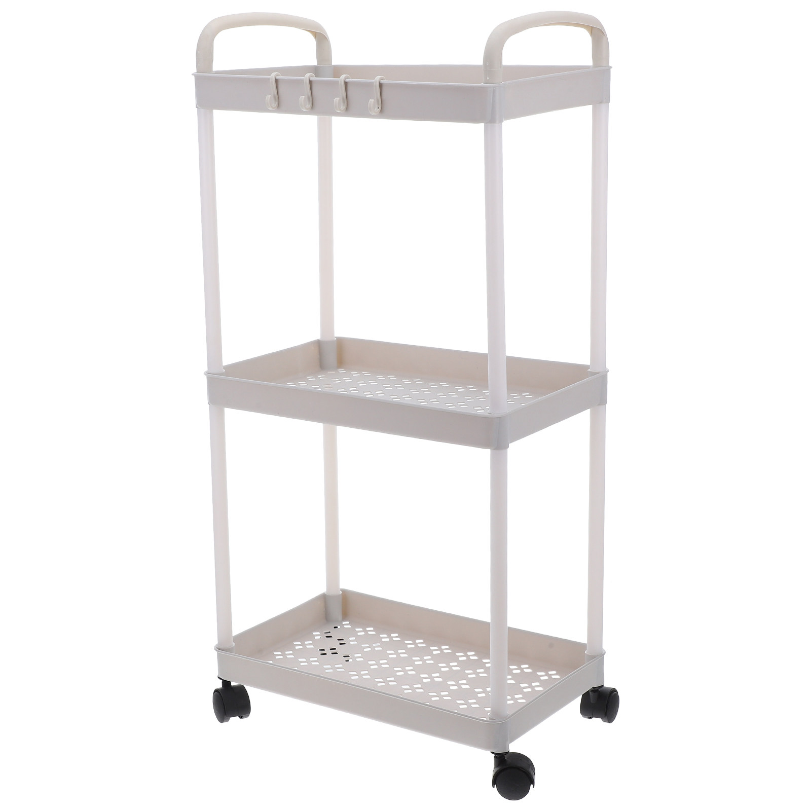 3-stufiger Rollbarer Küchenwag – Baby Nursery Cart Bewertung und Preis