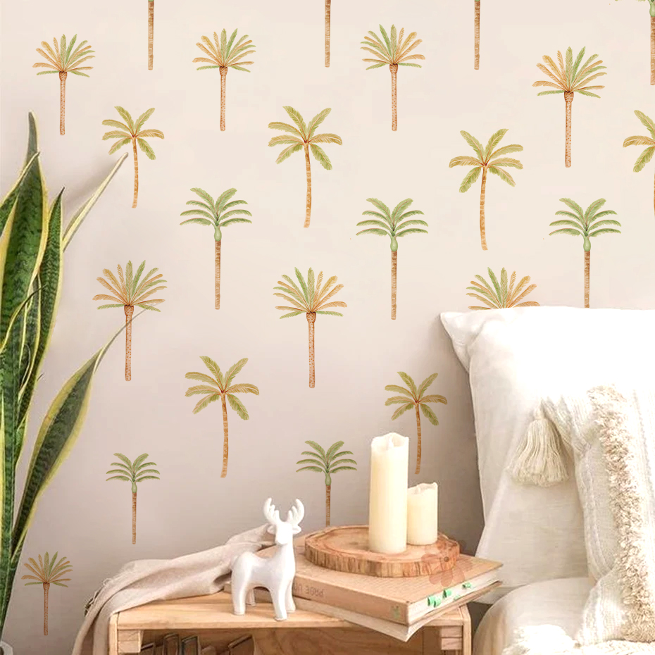 Boho Kokospalme Wandaufkleber  – Baby Girl Nursery Quotes Bewertung und Preis