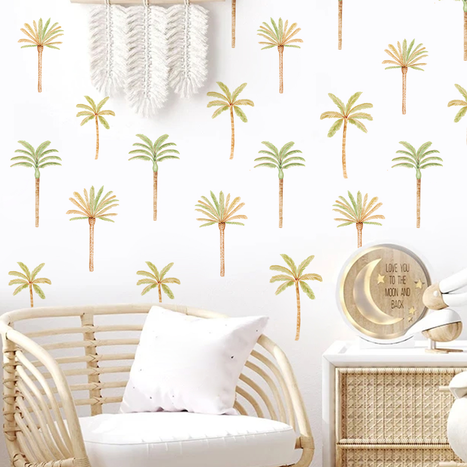Boho Kokospalme Wandaufkleber  – Baby Girl Nursery Quotes Bewertung und Preis