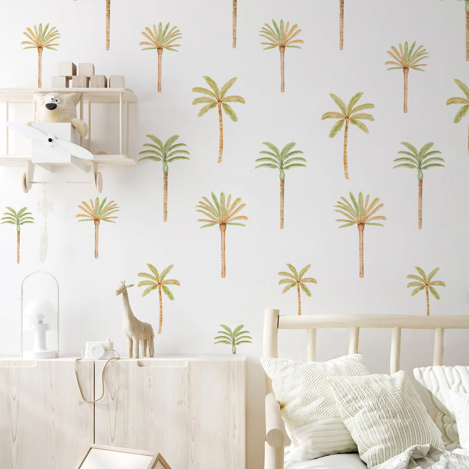 Boho Kokospalme Wandaufkleber  – Baby Girl Nursery Quotes Bewertung und Preis