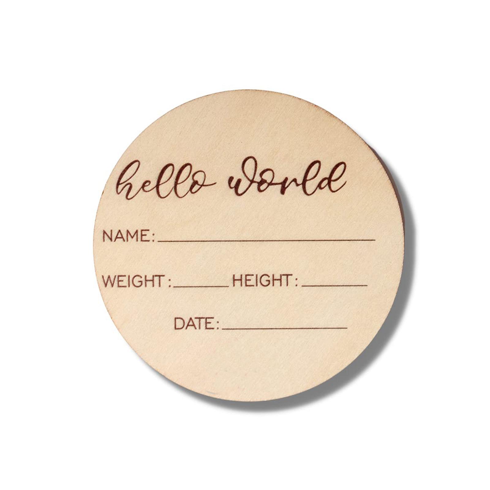 Set aus 18 Hölzernen Baby-Meil – Milestone Card Set Bewertung und Preis