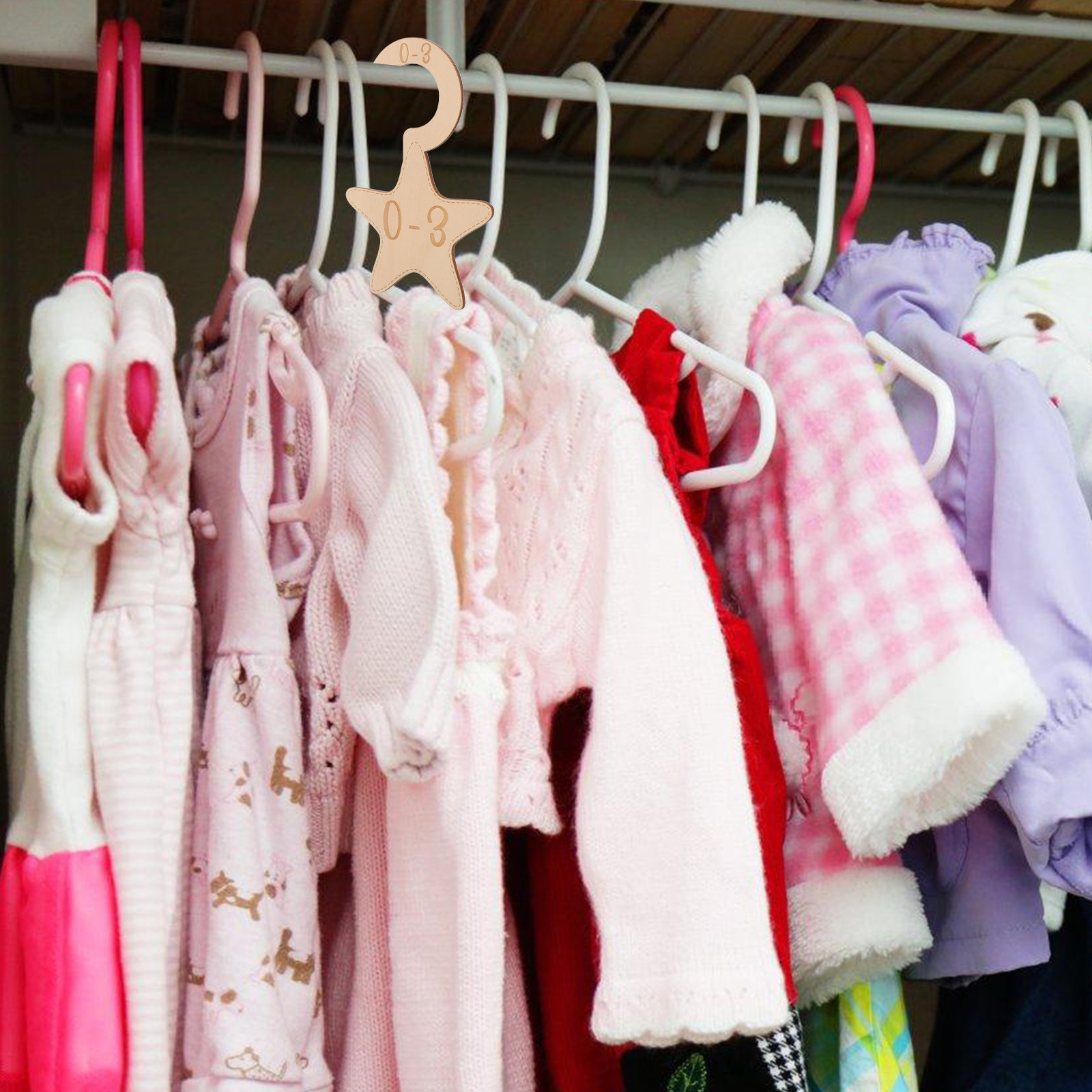 7-teiliges Set aus Holz-Schran – Baby Nursery Closet Bewertung und Preis