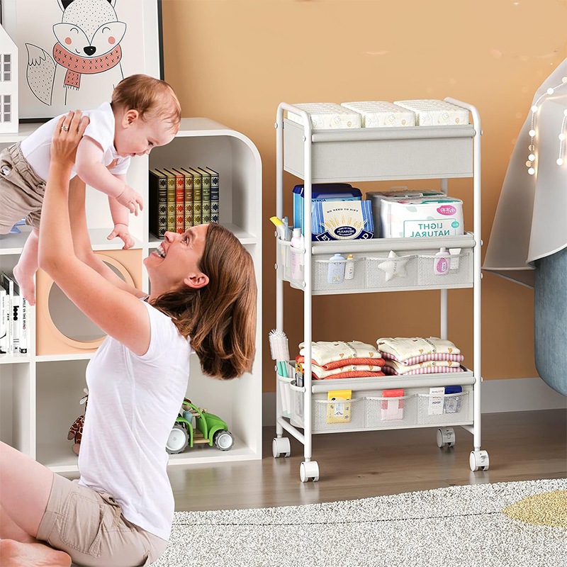 3-stöckiger Rollwagen für Wind – Baby Nursery Cart Bewertung und Preis