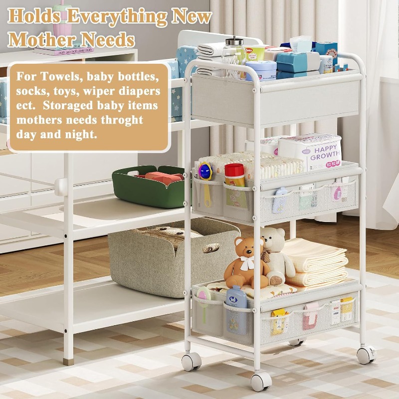 3-stöckiger Rollwagen für Wind – Baby Nursery Cart Bewertung und Preis