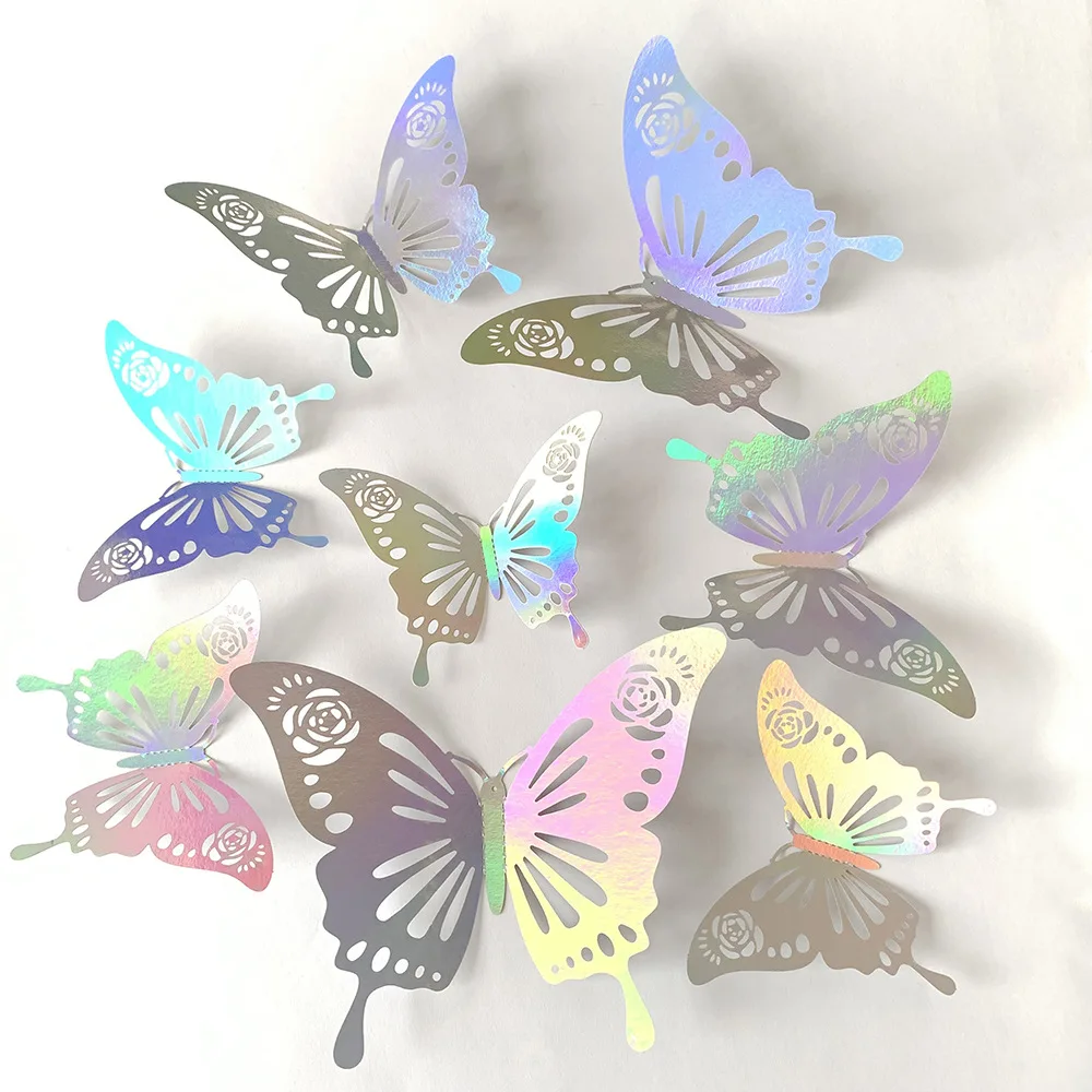 12 Stück bunte silberne Schmet – Baby Girl Nursery Quotes Bewertung und Preis