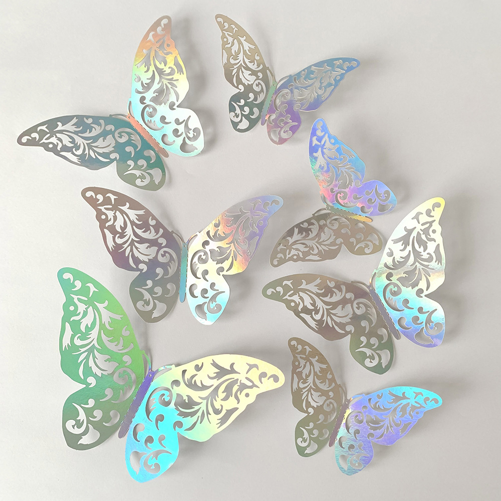 12 Stück bunte silberne Schmet – Baby Girl Nursery Quotes Bewertung und Preis