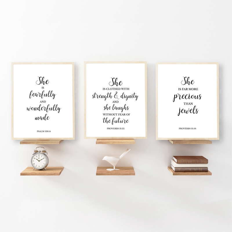 Bibel Verse Zitieren Christian – Baby Girl Nursery Quotes Bewertung und Preis