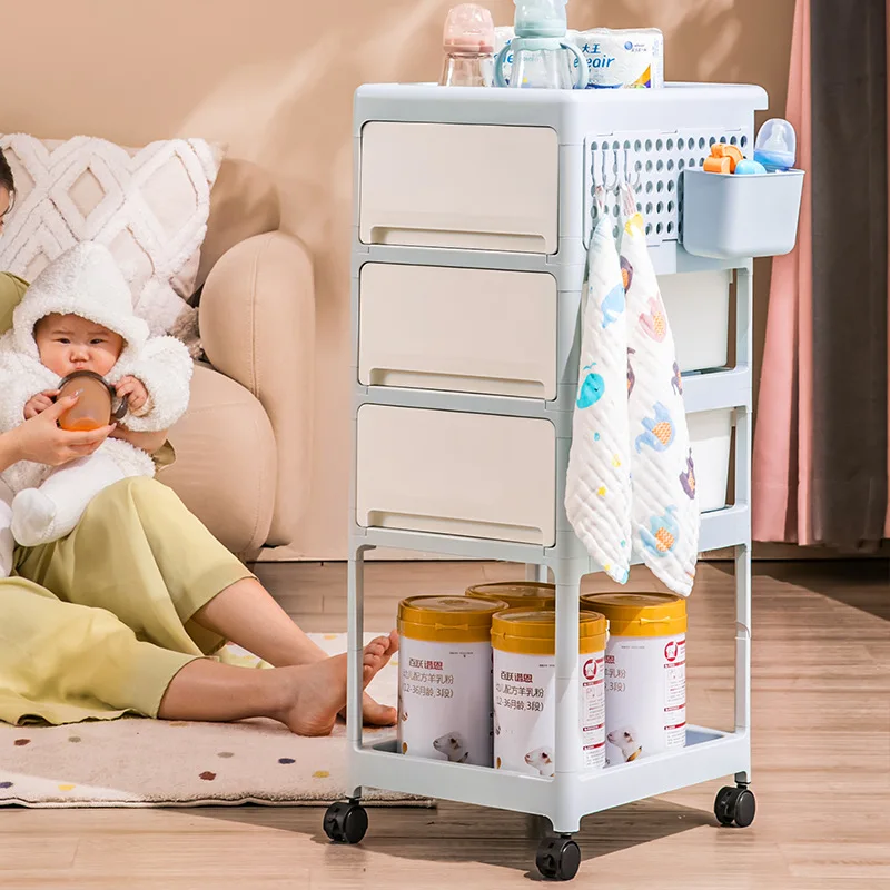Cremefarbener Mobiler Aufbewah – Baby Nursery Cart Bewertung und Preis