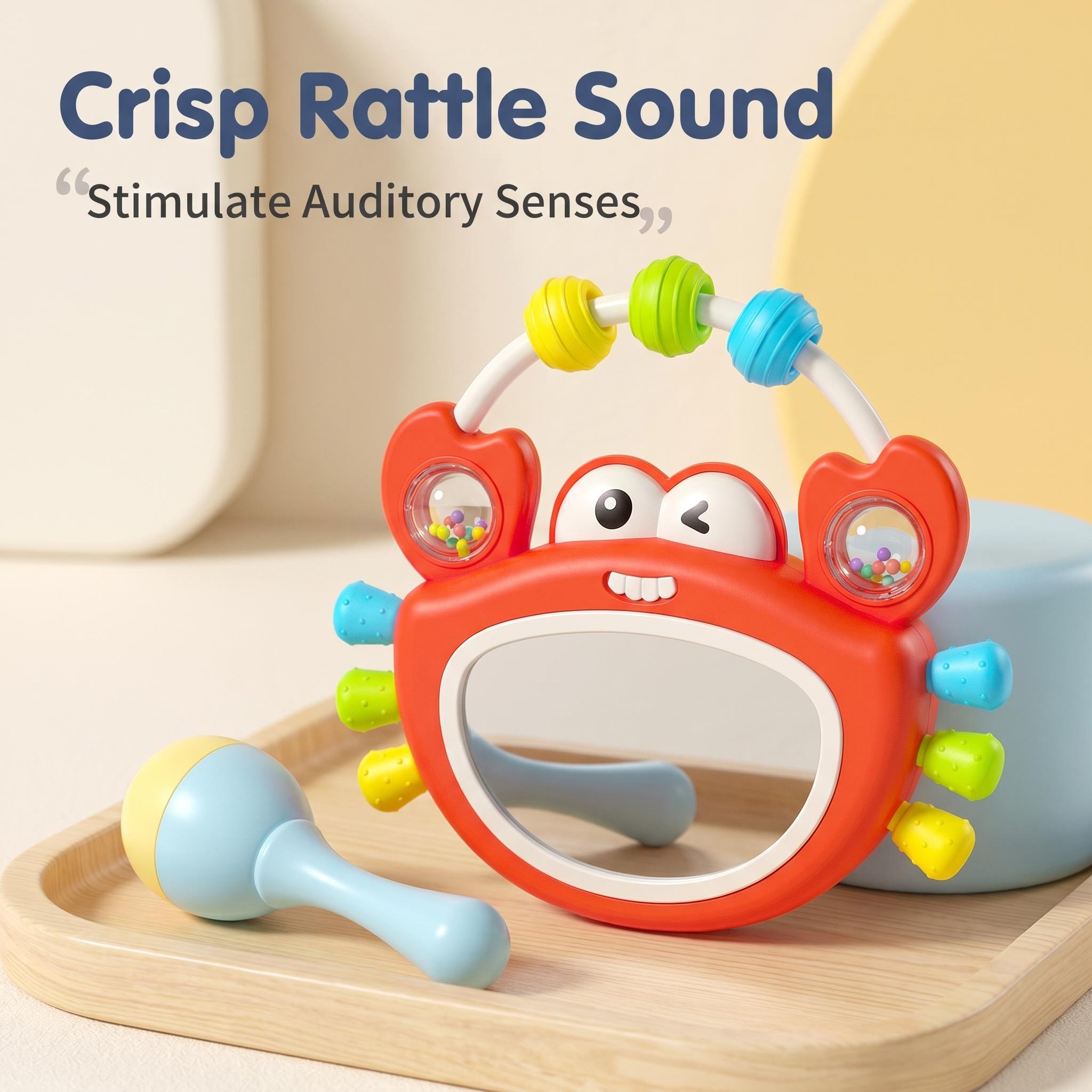 Baby-Musikspiegel-Rassel-Spiel – Baby Nursery Songs Bewertung und Preis
