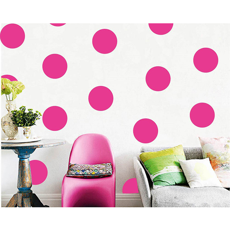 Glänzende rosarote Tupfen Wand – Baby Nursery Yellow Bewertung und Preis