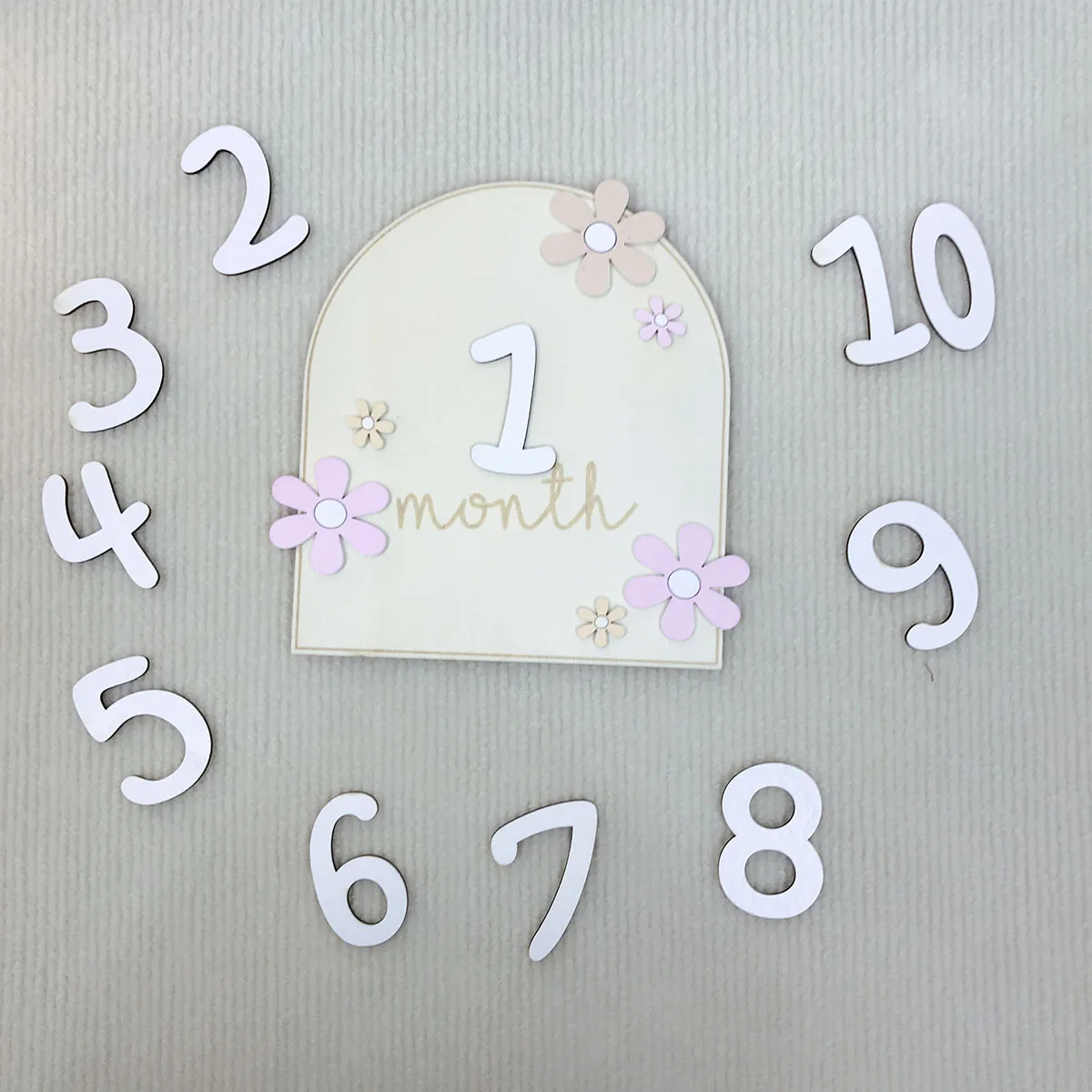 Mädchen Jungen Neugeborenen Fo – Milestone Card Set Bewertung und Preis