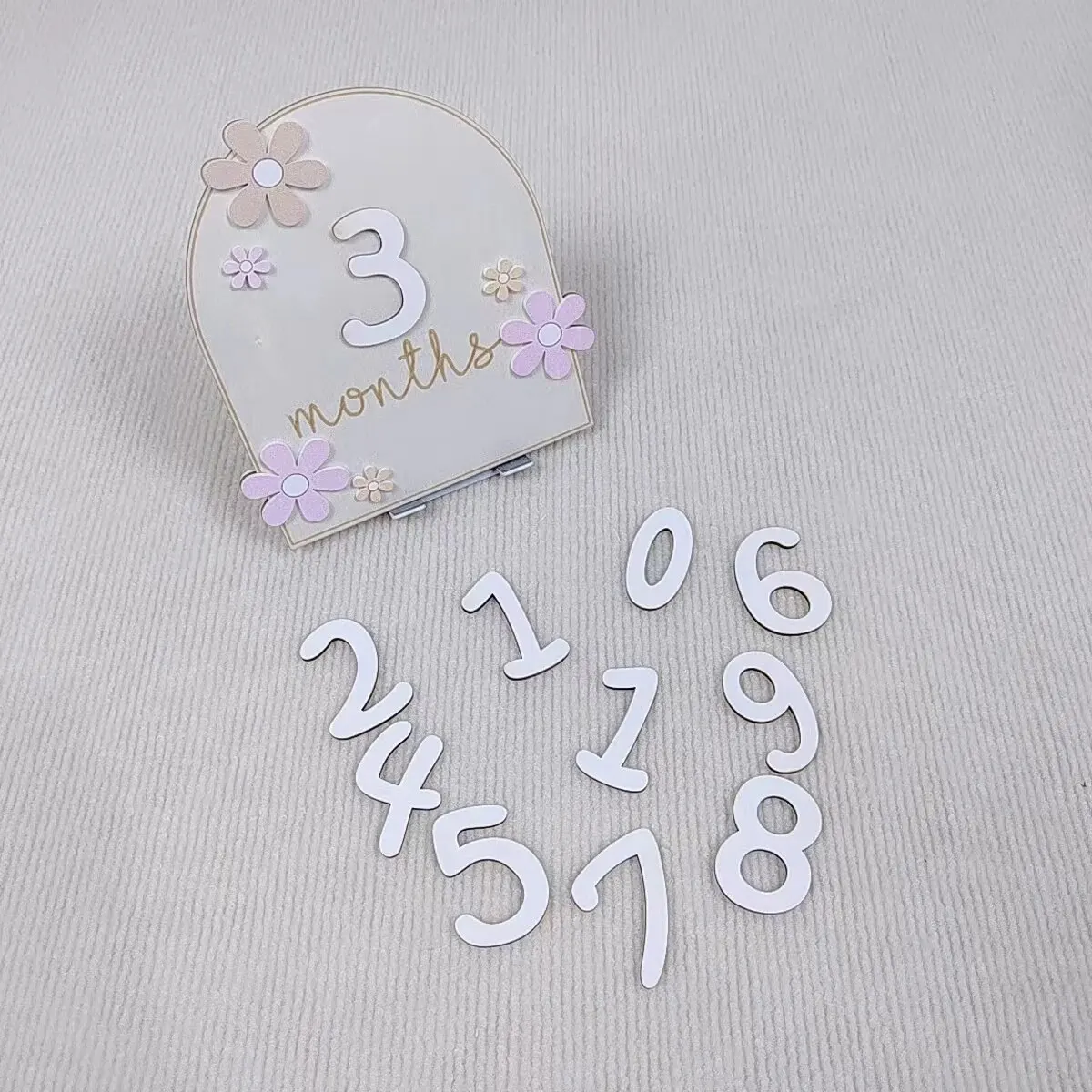 Mädchen Jungen Neugeborenen Fo – Milestone Card Set Bewertung und Preis