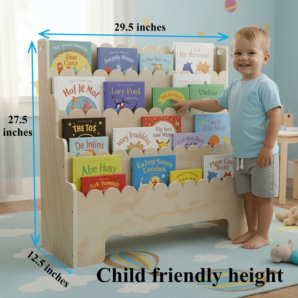 Kinder-Bücherregal mit 4 Ebene – Baby Nursery Bookshelf Bewertung und Preis
