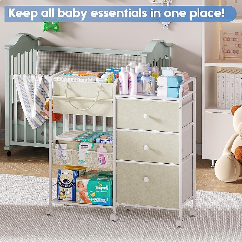 Großer Windel-Organizer-Wagen  – Baby Nursery Cart Bewertung und Preis