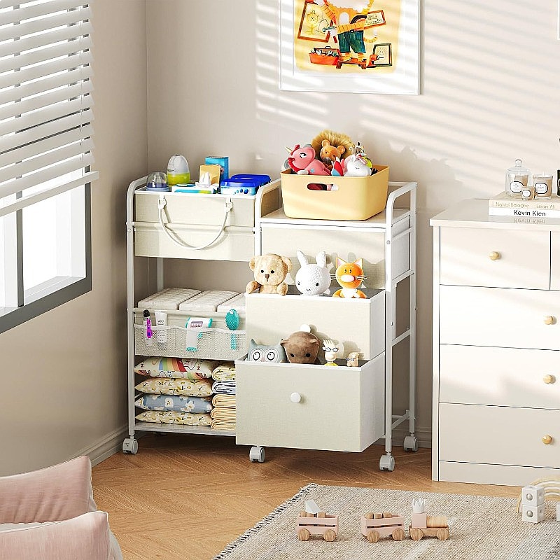 Großer Windel-Organizer-Wagen  – Baby Nursery Cart Bewertung und Preis