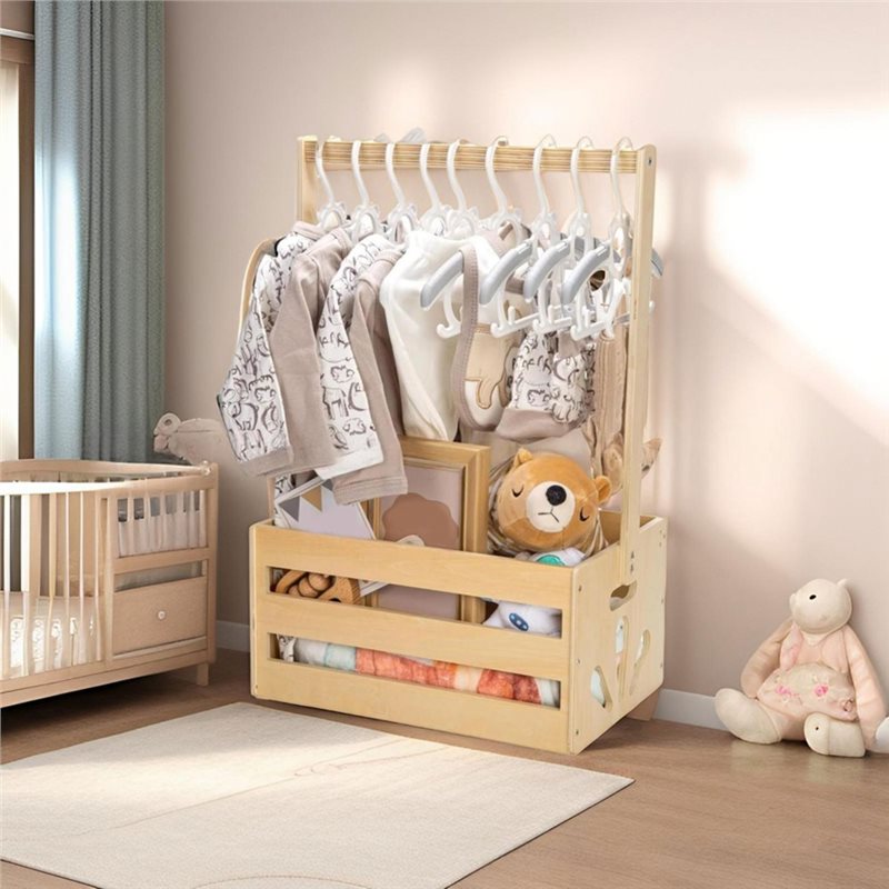 Holz-Geschenkkorb für Babypart – Baby Nursery Closet Bewertung und Preis