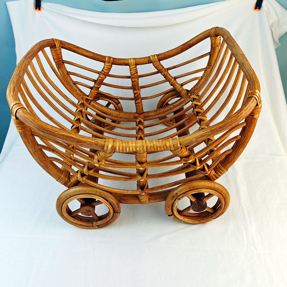Original Baby Rattan Warenkorb – Baby Nursery Trolley Bewertung und Preis